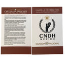 Cartilla de Derechos básicos P/personas en Detención CNDH y GN SN185