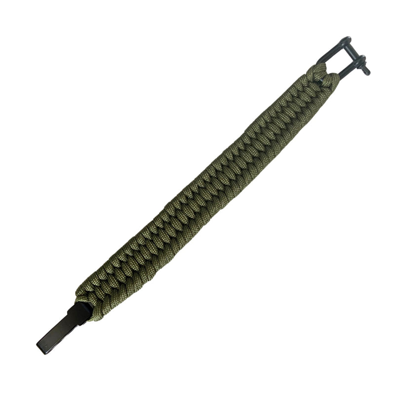 Pulsera Paracord de supervivencia panza de vibora doble BB886