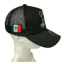 Gorra tipo Trucker Negra Bordado PREMIUM  3D Malla  Ajustable  MX*  25X
