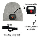 Gorro con luz led recargable LTY20