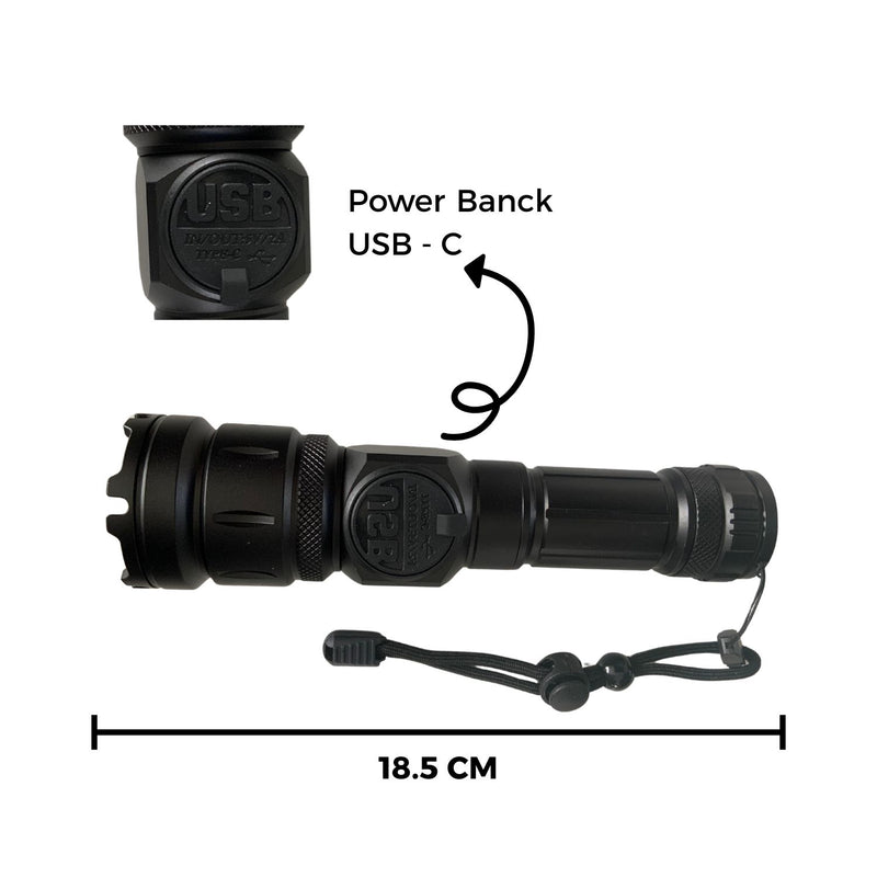 Lampara LED, 9 Pasos, 3 luces, Power Bank indicador de carga VOG142