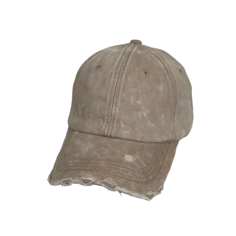 Gorra deportiva orificio para cola de caballo  mujer A55