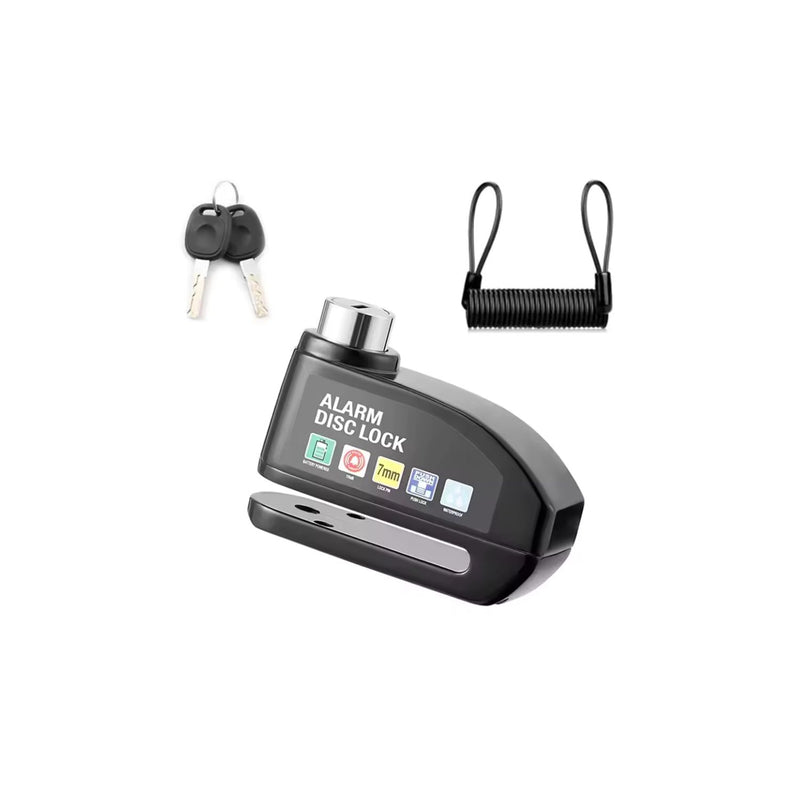 Candado alarma sensor movimiento cable IMPERMEABLE PIN 7mm S1409