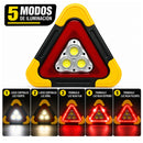 Lámpara Emergencia Vial LED Solar Manija 5 Modos 808-71