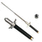 Bastón retráctil 96cm mango tipo espada con rompe vidrios 9888-P