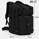 Mochila Táctica Militar 49L Molle Viaje Camping Uso Rudo AKM-005