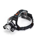 Lámpara Minera LED 8000 LM Triple Luz Recargable USB-C Ajuste 90° AL-006A