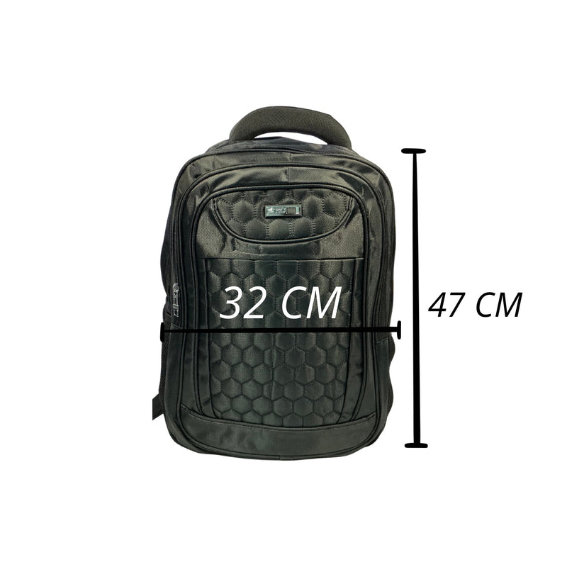 Mochila 25 lts, LapTOP, PortaBotellas, 5 compartimientos, UltraSlim, , texturizada BB1665