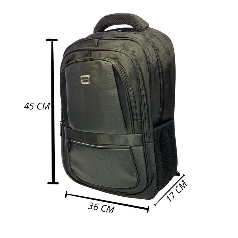 Mochila Cinturón Laptop Porta Botellas  7 Compartimentos 28 LTS BB1670