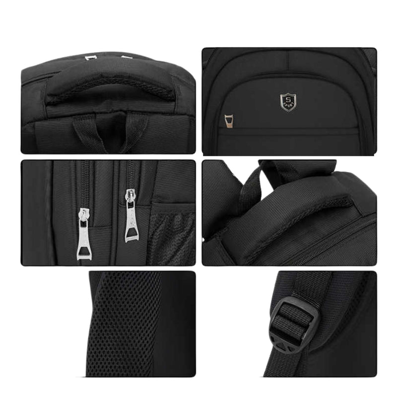 Mochila  laptop porta botellas Impermeable 5 Compartimientos 27 lts  BB1703