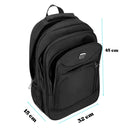 Mochila Laptop porta botellas Impermeable 22lts 4 compartimientos BB1704
