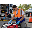 Chaleco Porta Credencial de Seguridad antireflejante  + Múltiples Bolsas BB