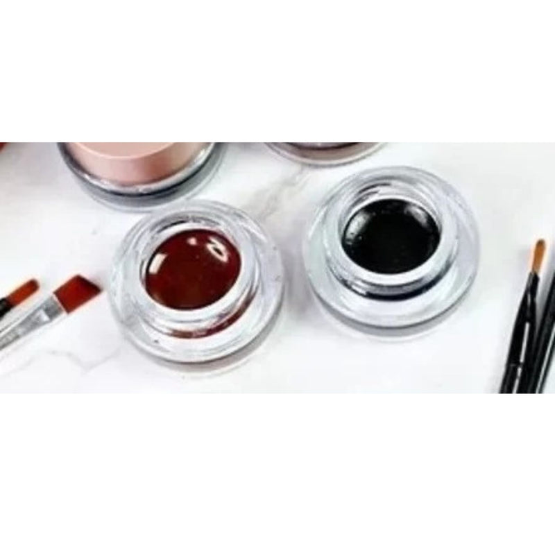 Delineador en crema cafe y negro 24 pz BL024