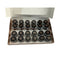 Delineador en crema cafe y negro 24 pz BL024