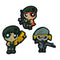 Parche Plástico Velcro Bandera Táctico Gotcha Insignia Qz00
