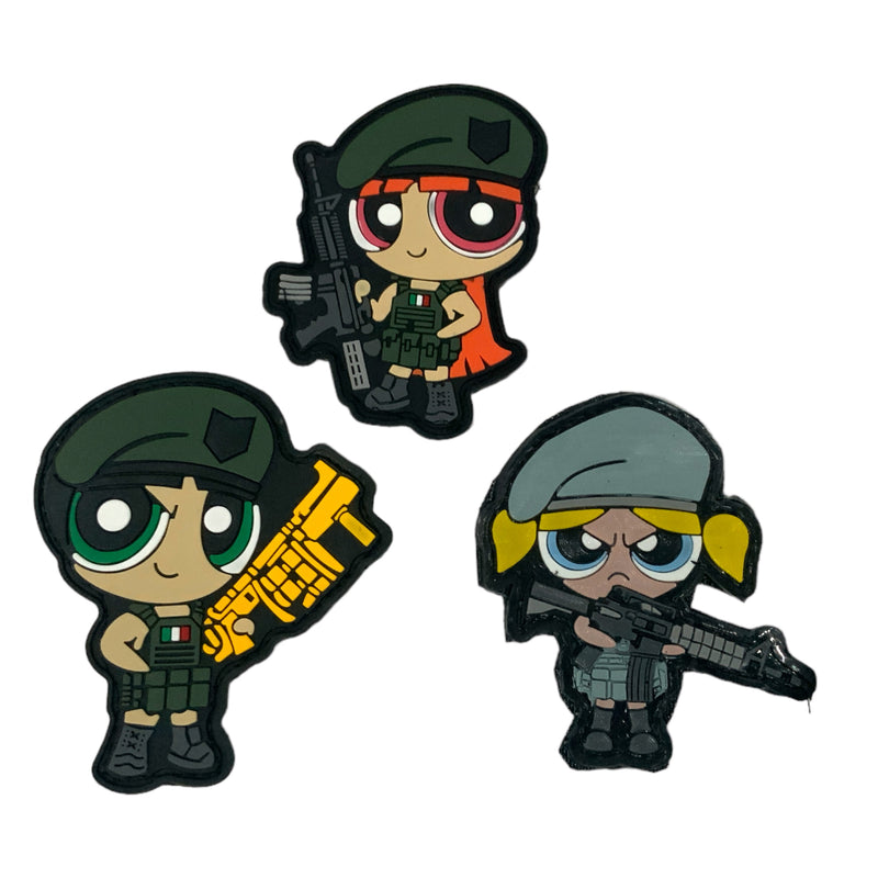 Parche Plástico Velcro Bandera Táctico Gotcha Insignia Qz00