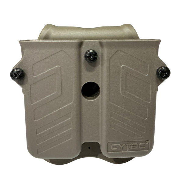Porta cargador doble COYOTE universal CY calibre 9 mm .40,.45  MARCA CYTAC CY-MPUF