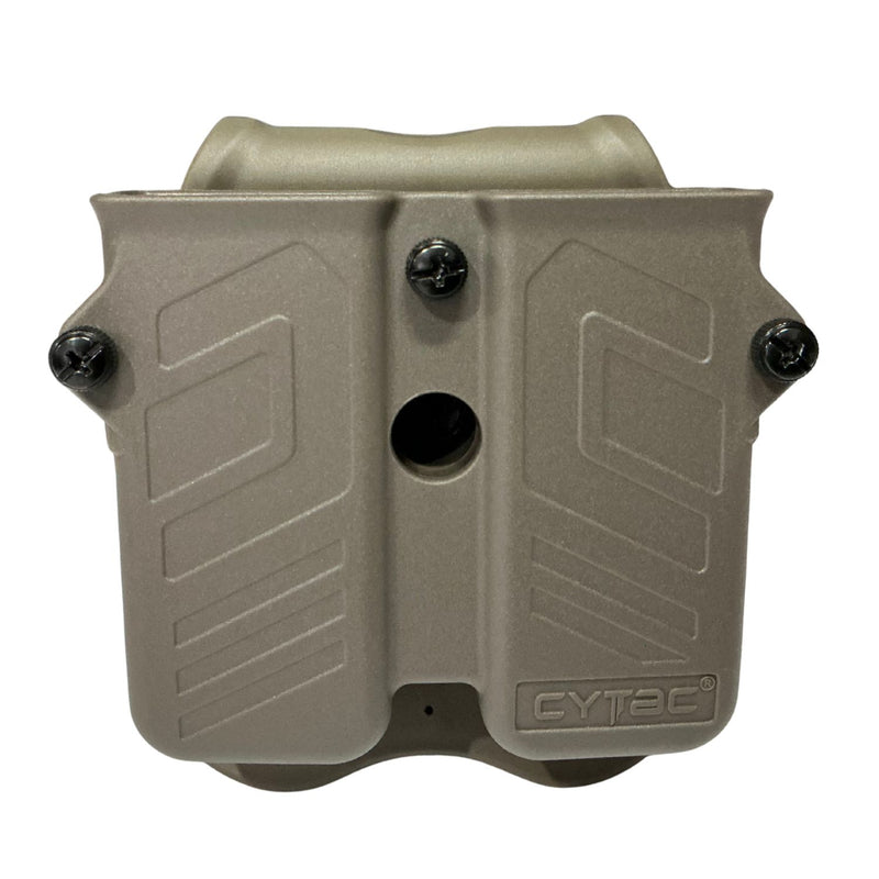 Porta cargador doble COYOTE universal CY calibre 9 mm .40,.45  MARCA CYTAC CY-MPUF
