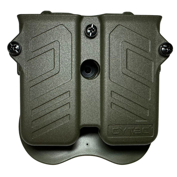 Porta cargador Doble Universal GREEN Multi-Transporte Sistema MOLLE MARCA CYTAC CY-MPUG