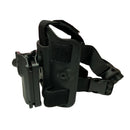 Piernera Porta Arma NEGRA UNIVERSAL CY BASE Polímero ABS  MARCA CYTAC CY-UHFSD