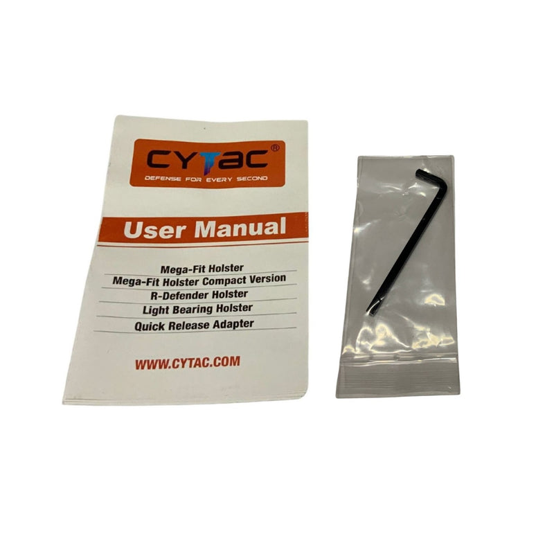 Funda arma pistola Mega-Fit Holster TRANSPARENTE MARCA CYTAC CY-UHFSTP06T