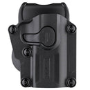 Funda Arma pistola NEGRA HOLSTER UNIVERSAL CY Mega-Fit ABS rotación 360º MARCA CYTAC CY-UHFS