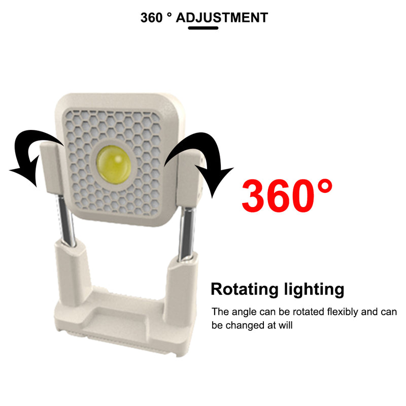 Lampara led 1000 LMS soporte telescopico panel solar CY23060A