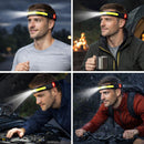 Linterna Frontal Deportiva LED COB Recargable Impermeable CYG23B