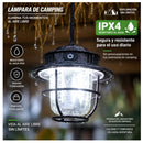 Lámpara LED Portátil Camping Recargable IPX4 4 modos 360° +Gancho CYLY15