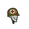 Parche Plástico Velcro Bandera Táctico Gotcha Insignia Qz00