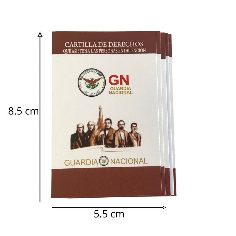 Cartilla de Derechos básicos P/personas en Detención CNDH y GN SN185