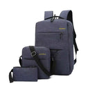 3 en 1 : Mochila + Lonchera + Lapícera USB Laptop 20 lts DNB263