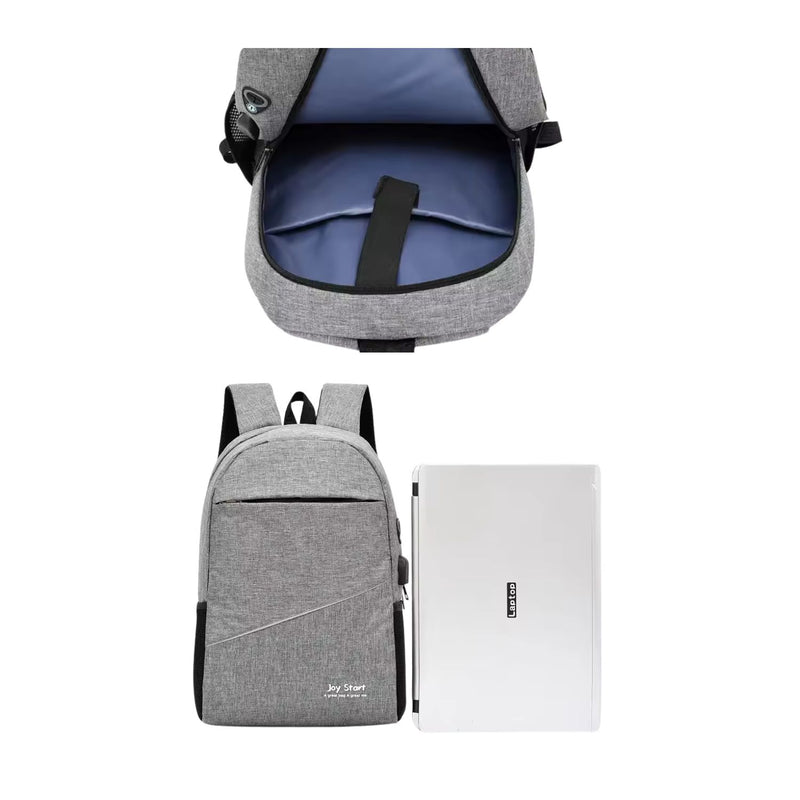 3 en 1 Mochila +Lonchera +Lapicera Audifonos USB LAPTOP DNB264