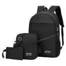 3 en 1 Mochila +Lonchera +Lapicera Audifonos USB LAPTOP DNB264