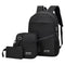 3 en 1 Mochila +Lonchera +Lapicera Audifonos USB LAPTOP DNB264