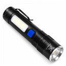Lámpara LED Mano Frontal Lateral Recargable Clip DT499