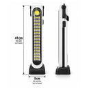 Lámpara EMERGENCIA LED Solar Camping Portátil 41 cm 5 Modalidades DTS68ST