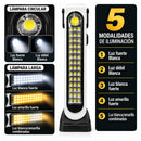 Lámpara EMERGENCIA LED Solar Camping Portátil 41 cm 5 Modalidades DTS68ST