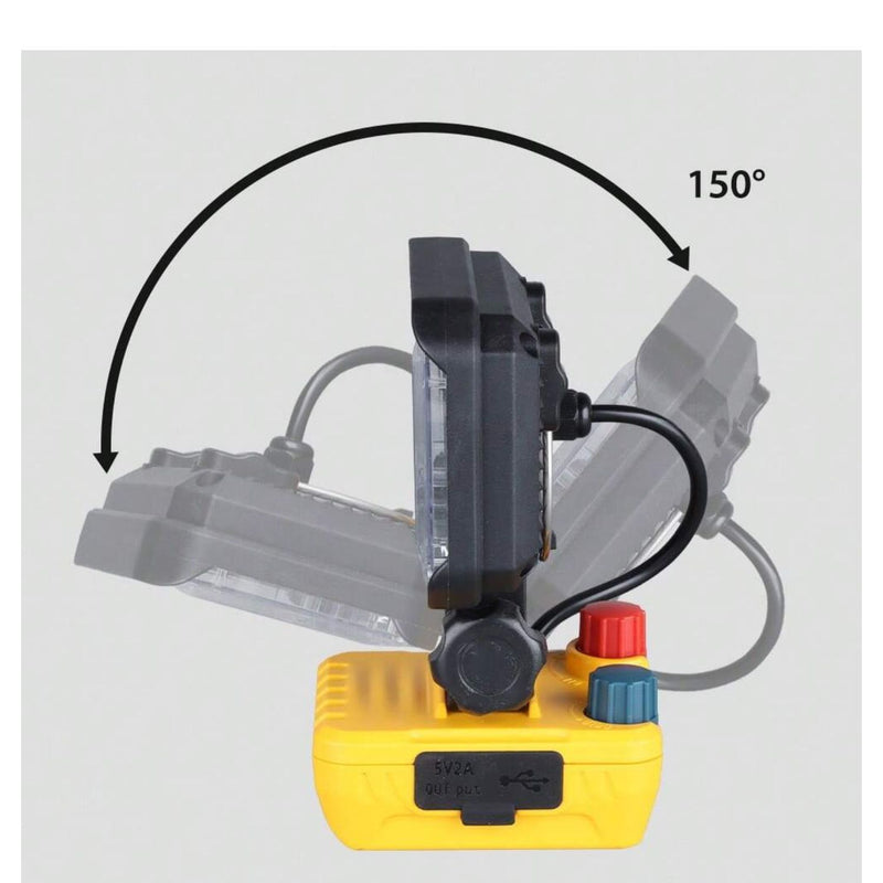 Luz de trabajo inalámbrico led 18V luz fria y calida power bank DT625