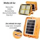 Reflector Solar LED Portátil 4 Paneles Power Bank Luz Emergencia DT716