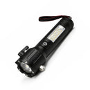 Lámpara LED T6 SMD COB Lateral 1000 lumens Imán rompe vidrios corta soga DT738