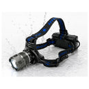 Lámpara minera COB trasero Zoom 90° Telescópico 7 modos, 3 pilas 18650, e Indicador Batería DT788