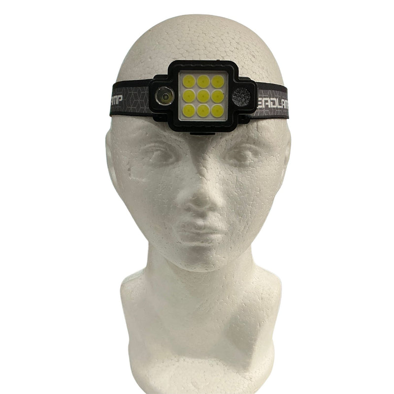 Linterna de Cabeza, 5 Pasos de Luz, Efecto Patrulla DT526
