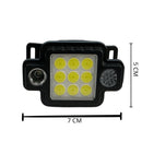 Linterna de Cabeza, 5 Pasos de Luz, Efecto Patrulla DT526