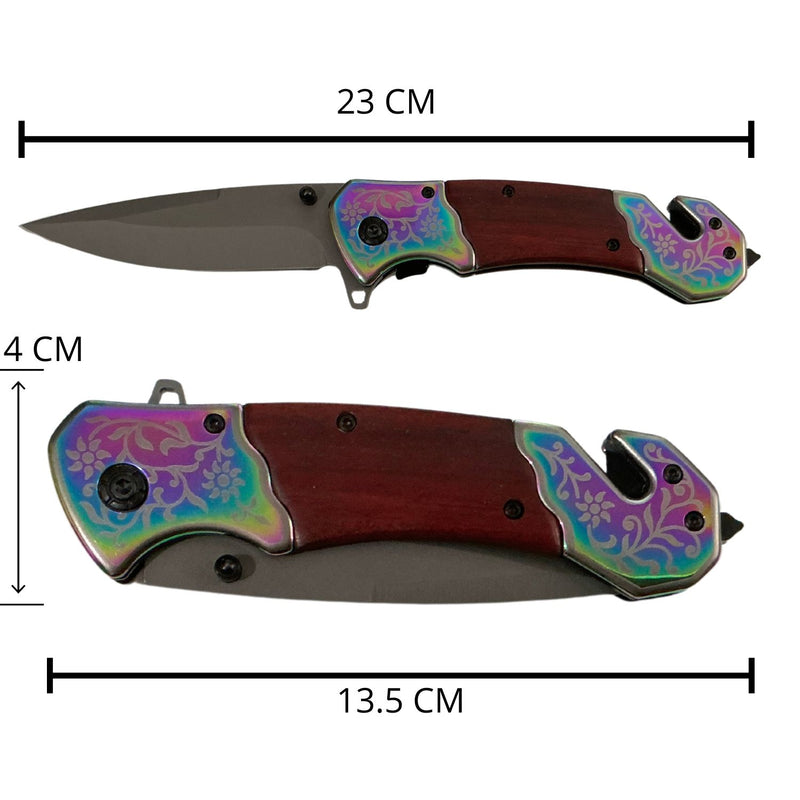 Navaja Táctica Tornasol, Semi-Automática F123