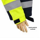 Chamarra Softshell Alta Visibilidad Reflectante Impermeable Brigadas y Rescate GJP075