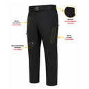 Pantalón Táctico Resorte Lateral Tela Expandex Múltiples Bolsillos G080K