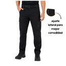 Pantalón Táctico Resorte Lateral Tela Expandex Múltiples Bolsillos G080K