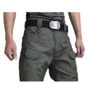 Pantalón COMBATE Táctico Ajustable Multi Compartimientos Trabillas Anchas uso rudo GJPKZ-1