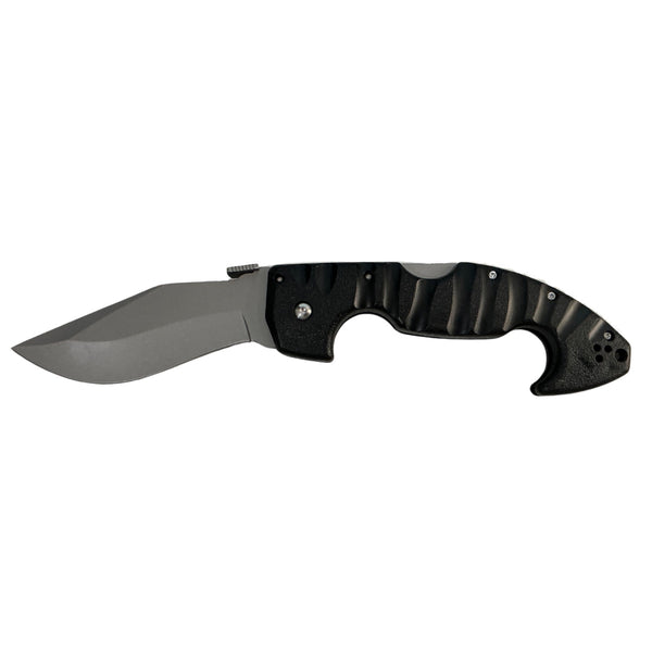 Cuchillo Maxi Empuñadura, texturizada, Plegable Acero en Frio JF027